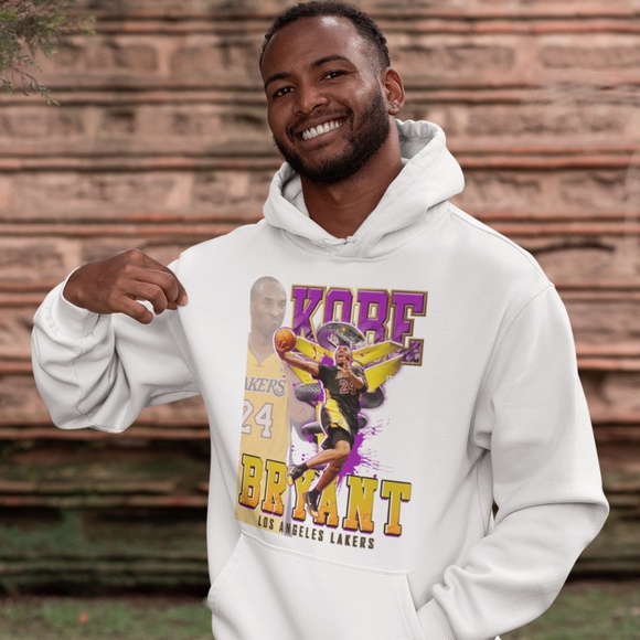 KOBE BRYANT;  BE THE BEST VERSION OF YOURSELF:: UNISEX CUSTOM HOODIE - Picture 2 of 6